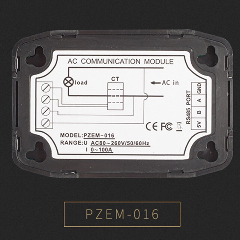 Communications Module AC Voltage Current Power Electricity Consumption 100A With CT JDH99