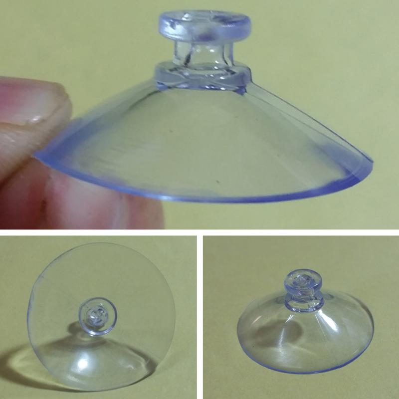 50Pcs Paddestoel Hoofd Sucker Transparante Zuignappen Elk Type Breed Scala Venster Sukkels Keuken Badkamer Accessoires