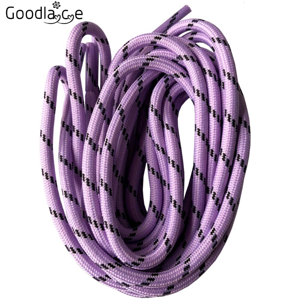 Round Shoe Laces of Polyester Shoelace Strings for Working Hiking Boots 120 - 140 CM