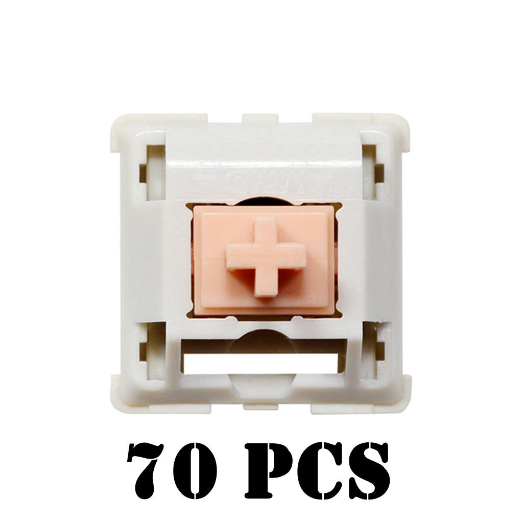 Heilige Panda V2 Tactiele Schakelaar 3 Pinnen 67G 62G 55G Mx Pro Ver Switces Gaming Mechanisch Toetsenbord Hp Pc Pom Nylon Fabriek Lubed: Kaki / ZWARTE SCHAKELAAR