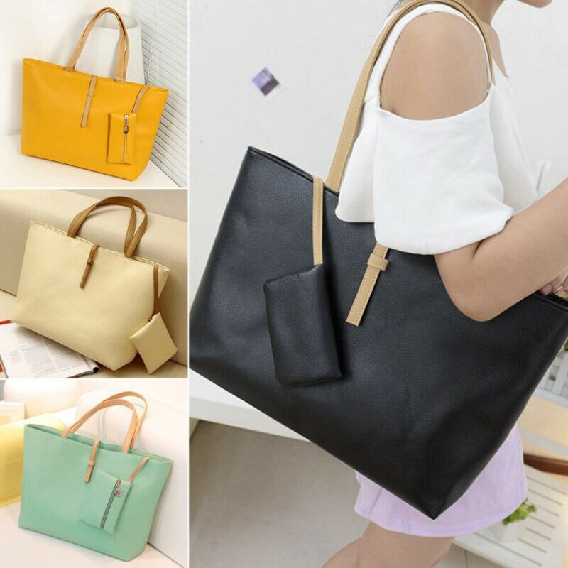 Frauen Handtasche Faux Leder Bote Einkaufen Tasche Handtasche Dame Schulter Tasche Totes Geldbeutel