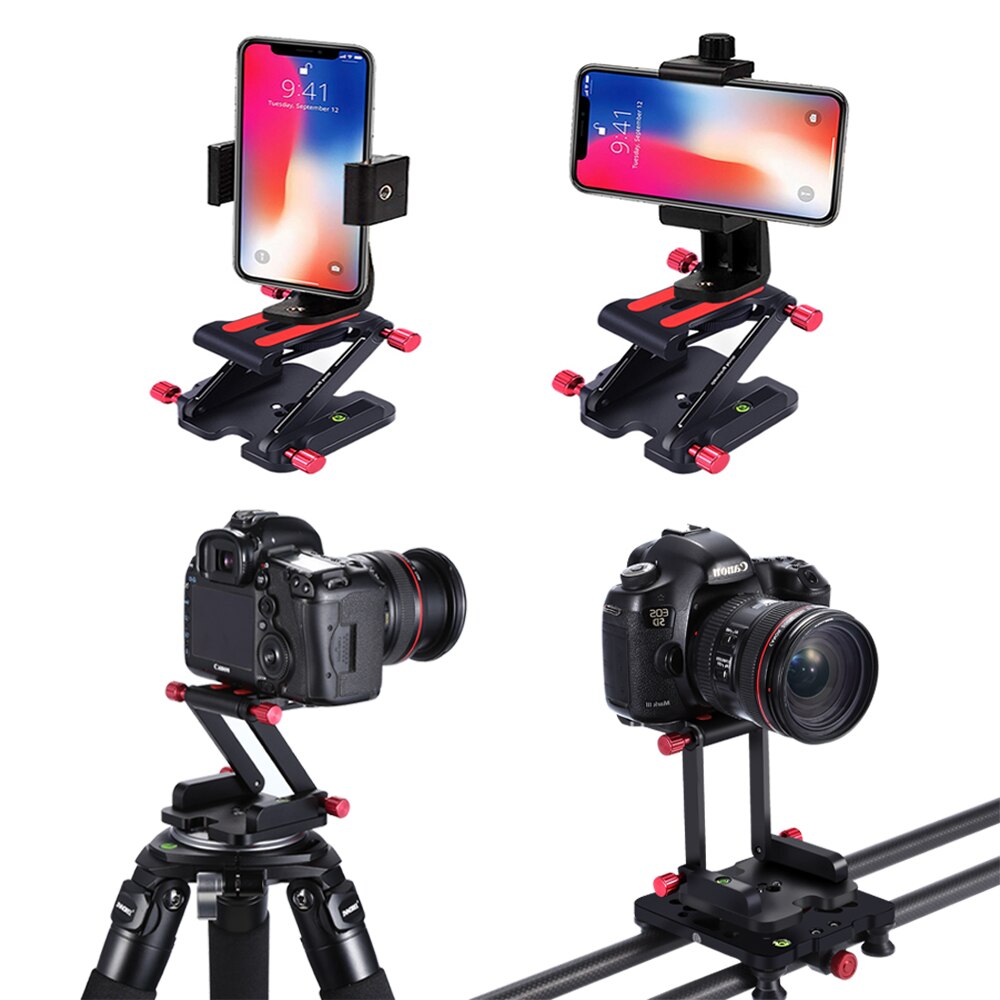 INNOREL ZH7 Portable Z-Type Camera Folding Tripod Pan Tilt Head dslr rail &amp; Desktop Stand Holder