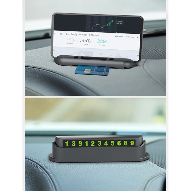 Auto parfum parkeer kentekenplaat verborgen lichtgevende luchtverfrisser telefoonkaarthouder