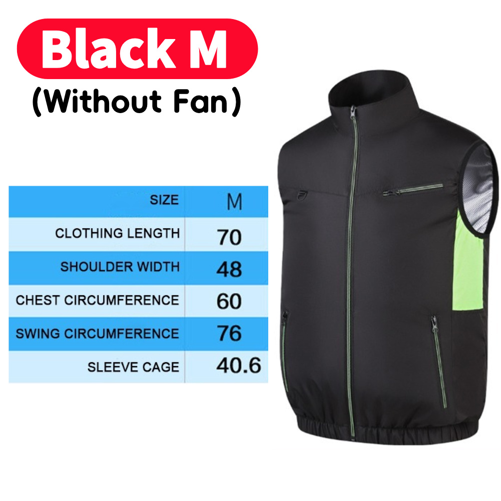 Koelvest met ventilator, ijsventilator, 3 standen, usb, hittebestendig, airconditioning, koelvest voor wandelen, werk in hoge weersomstandigheden, visvest: Beige