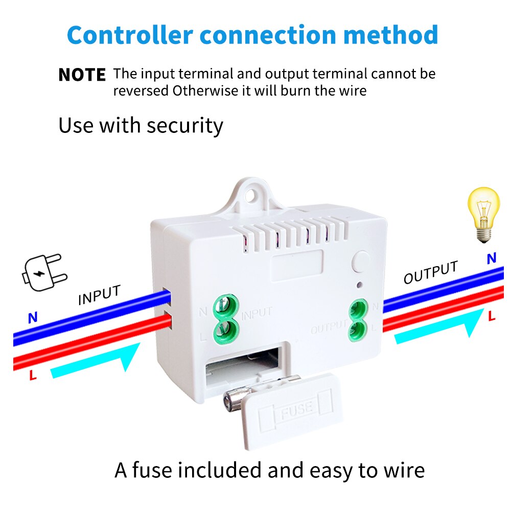 SIXWGH Wireless Switch 1/2 Gang 2 Way Waterproof Push Button Switch No Battery Self-powered Remote Control Light Switch