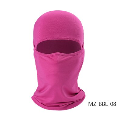 HEROBIKER-pasamontañas de LICRA para motociclista, máscara de Moto, Viso, Antivento, transpirable, Nuova: Pink-MZ-BBE-08