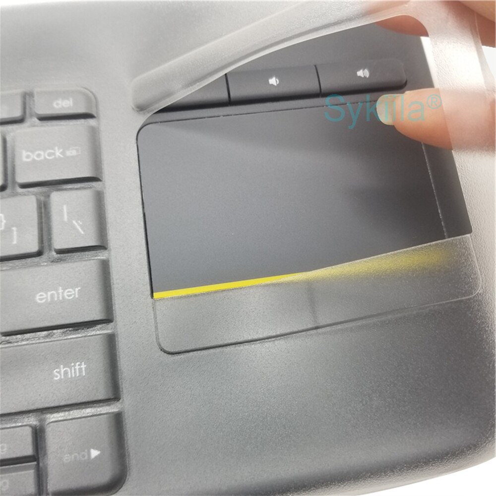 Keyboard Cover for K400 Plus for Logitech Logi K400+ with TouchPad Protective Protector Skin Case Clear Silicon TPU