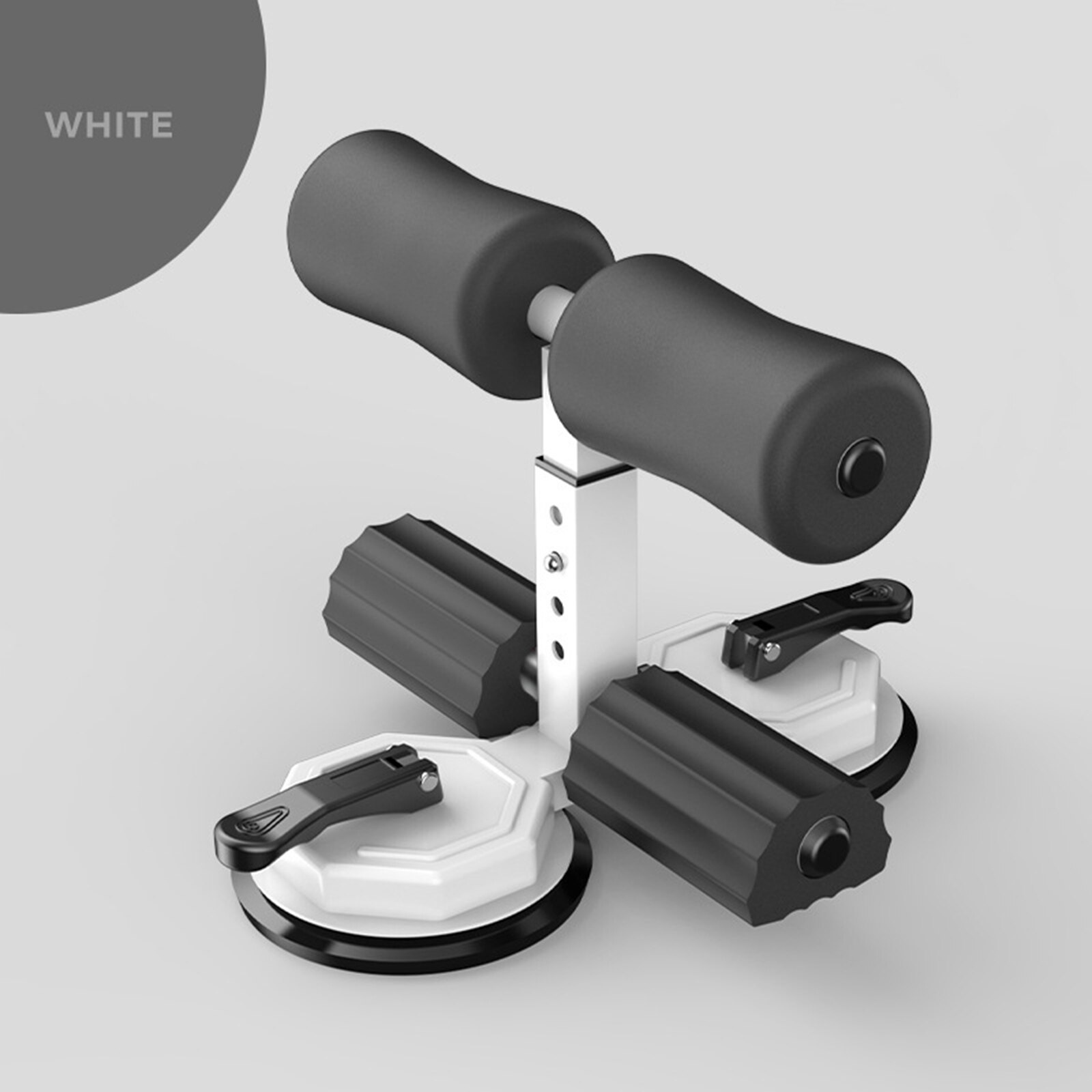 Sit Up Bar Assistance Device with 2 Suction Cups for Home Muscle Exercise