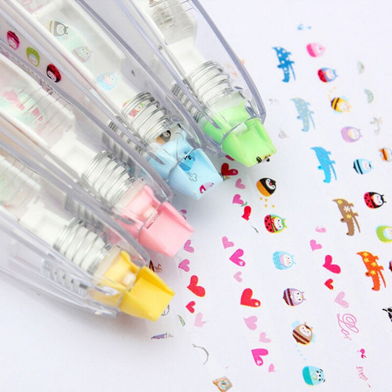 Cute correction tape maskingCartoon animalDecoration tapes for diary stickers scrapbooking stationerySchool supplies length:11cm