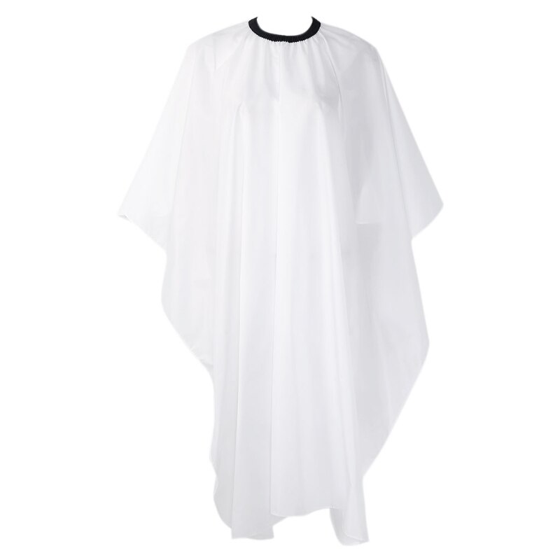 Nylon Hairdressing Cloth Cut Cape Haircutting Waterproof Hair Styling Cap Salon: white