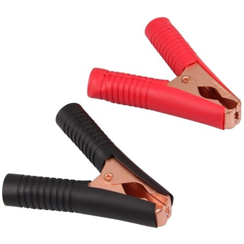 Car Alligator Clips Battery Clamps Crocodile Clip 100A Red+Black