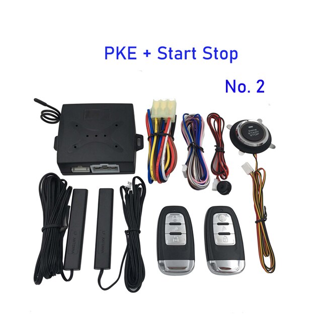 autos pke keyless entry remote control start stop passive keyless car immobilizer system car alarms intelligent system: PKE Start Stop