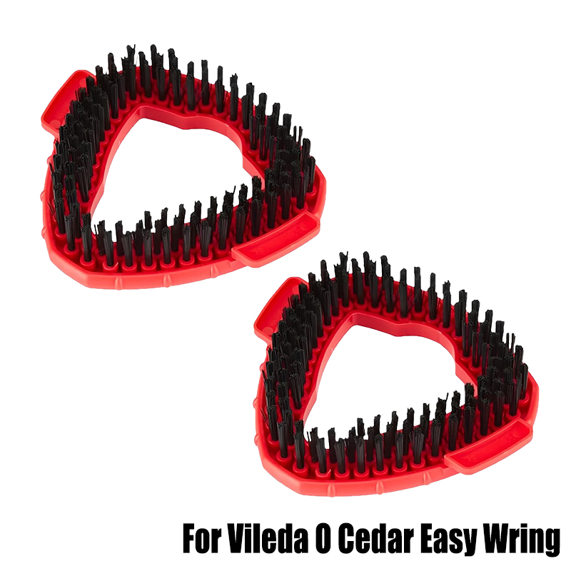 Spin Mop Doek Hoofd Basis Scrub Mop Borstelkop Vervanging voor Vileda O-cedar 360 ° Easy Wring Tank Systeem Douche Vloer Mop Borstel: Oranje