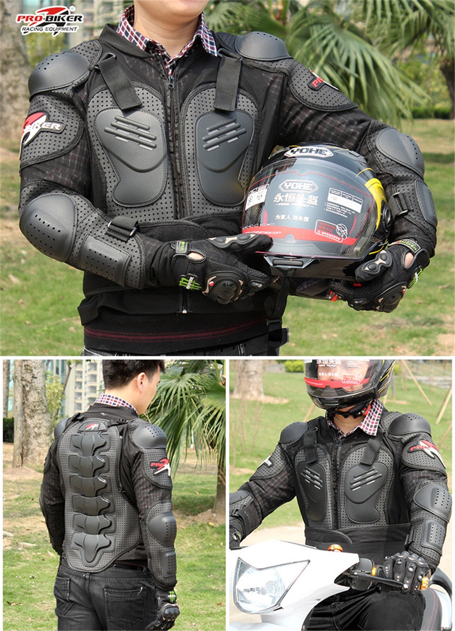 Motorcykel helkropsrustning gear motorcykel beskyttelsesudstyr motorcykel beskyttelsesanordning beskytter panser