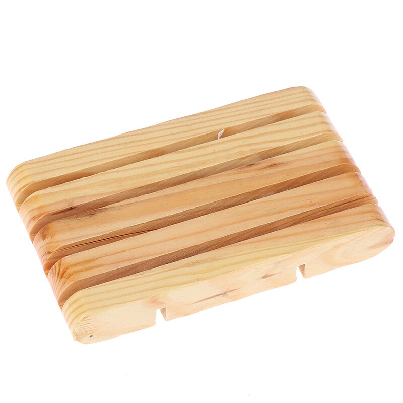 Bærbar sæbeskål bambus manuel afløb sæbeboks badeværelse badeværelse japansk sæbe sæbeboks