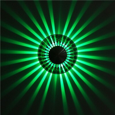 3W RGB LED Ceiling Light ,Embedded Ceiling lamp Scattering Light Aluminum For Living Room Foyer Porch home Lighting Decor: green light