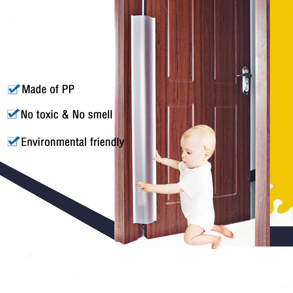 Child Clear Safety Door Hinge Protector Cover Finger Pinch Guard Baby Security For The Back Of Door Domestic Kindergarten School