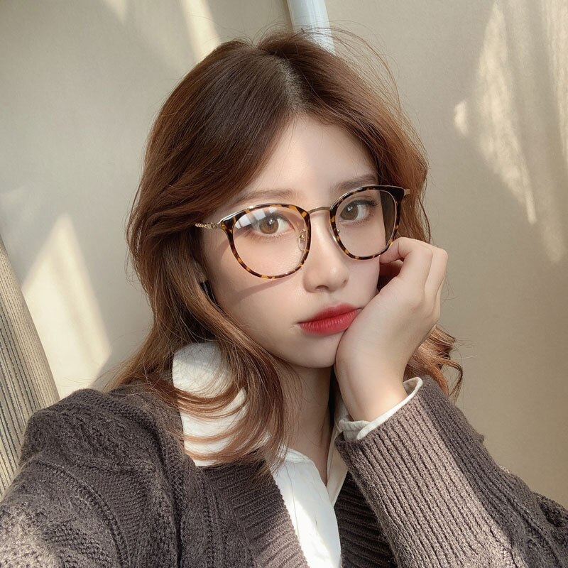 Neue retro Runde Brille Rahmen Metall Brillen Rahmen Für Männer Frauen Flache Spiegel Rahmen unisex Vision Pflege Brillen Rahmen