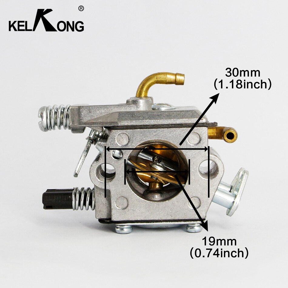 KELKONG 45cc 52cc 58cc MP16 16MM ChainSaw Carburetor 4500 5200 5800 Carburetor Copper Made Elbow Pipe and Inner Fuel Pipe