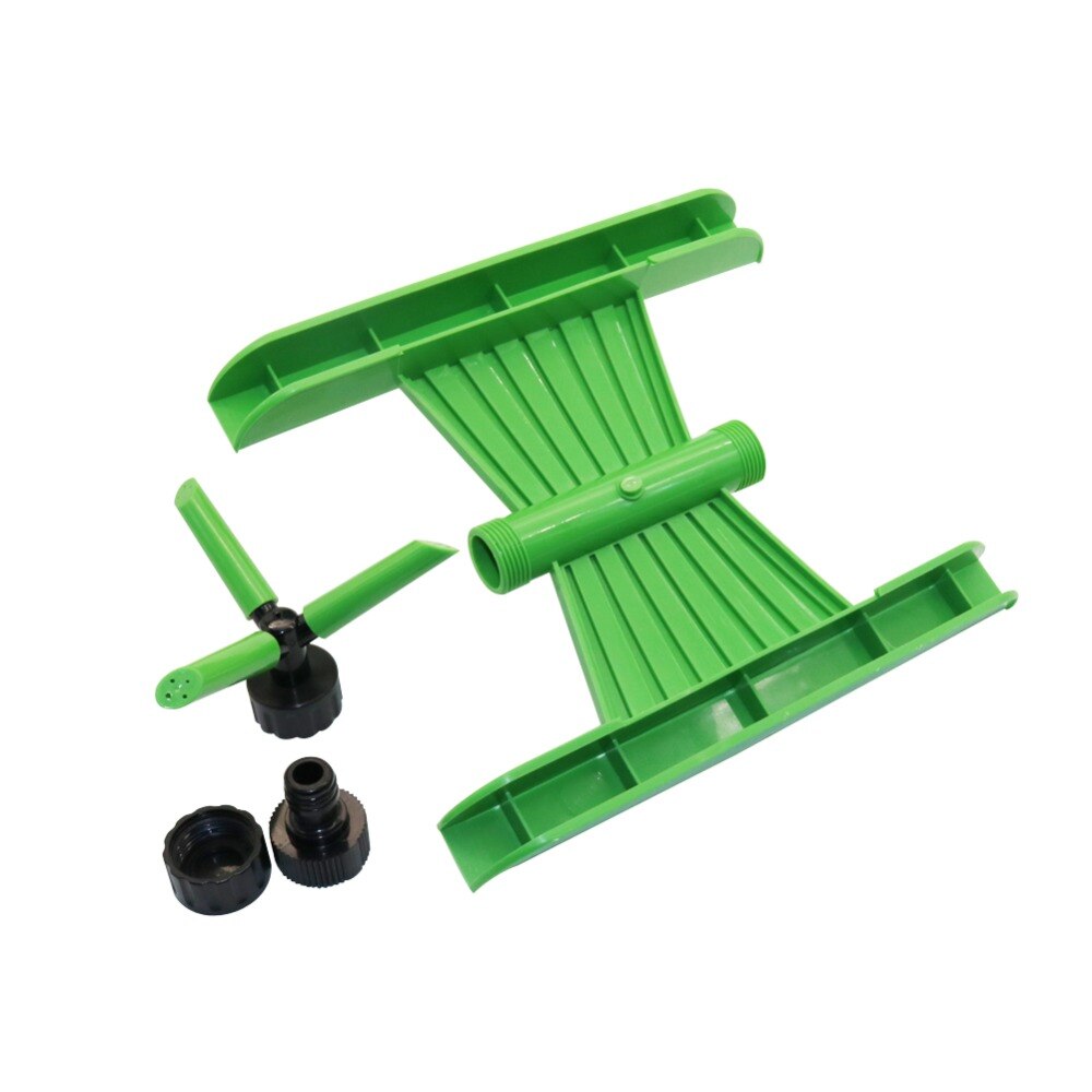 3-arm rotating sprinkler with H-base 360 degrees Irrigation Sprinkler Garden Landscape Watering Sprayer Garden Supplies 1 Pc