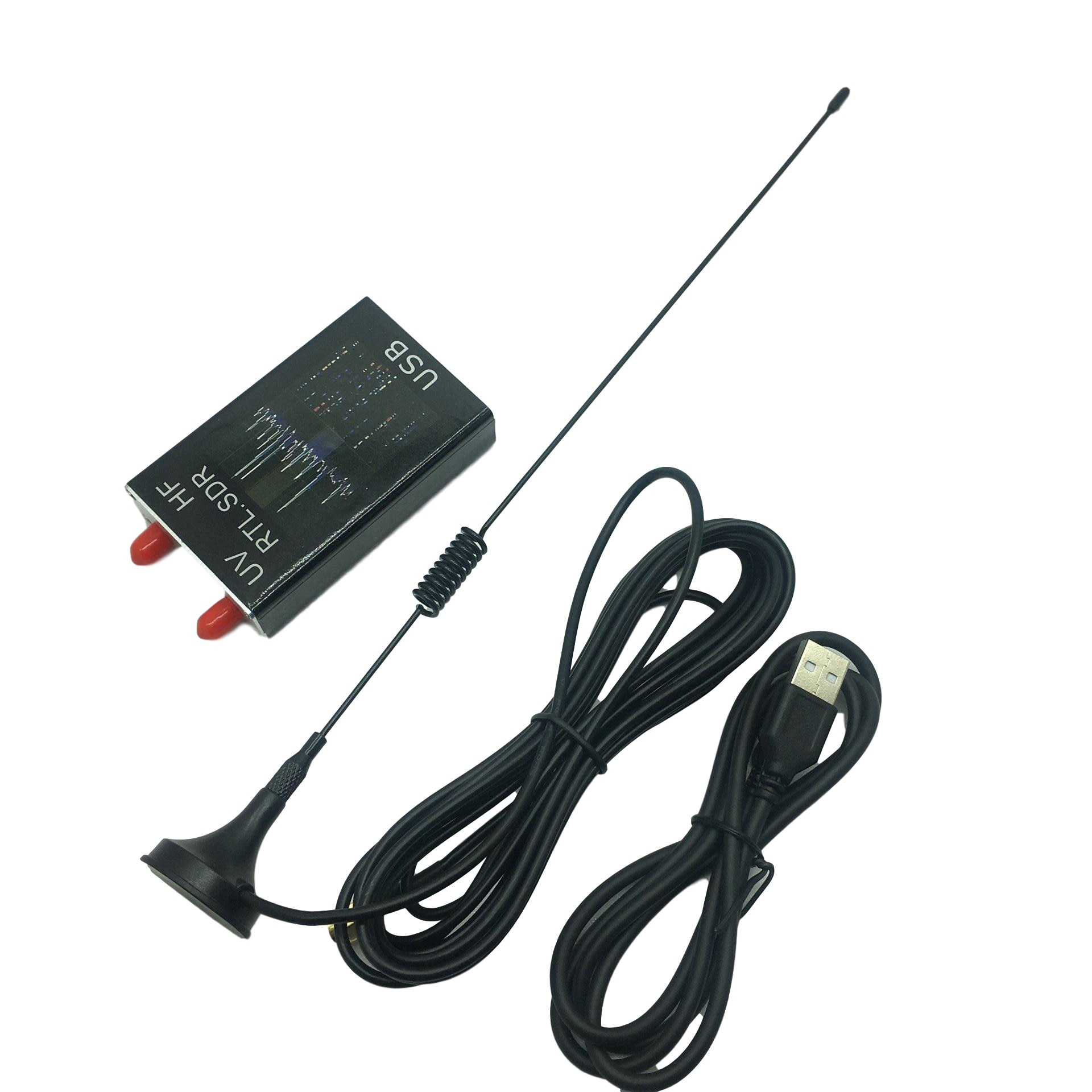 Ham Radio Receiver 100KHz-1.7GHz Full Band UV RTL-SDR USB Tuner Receiver