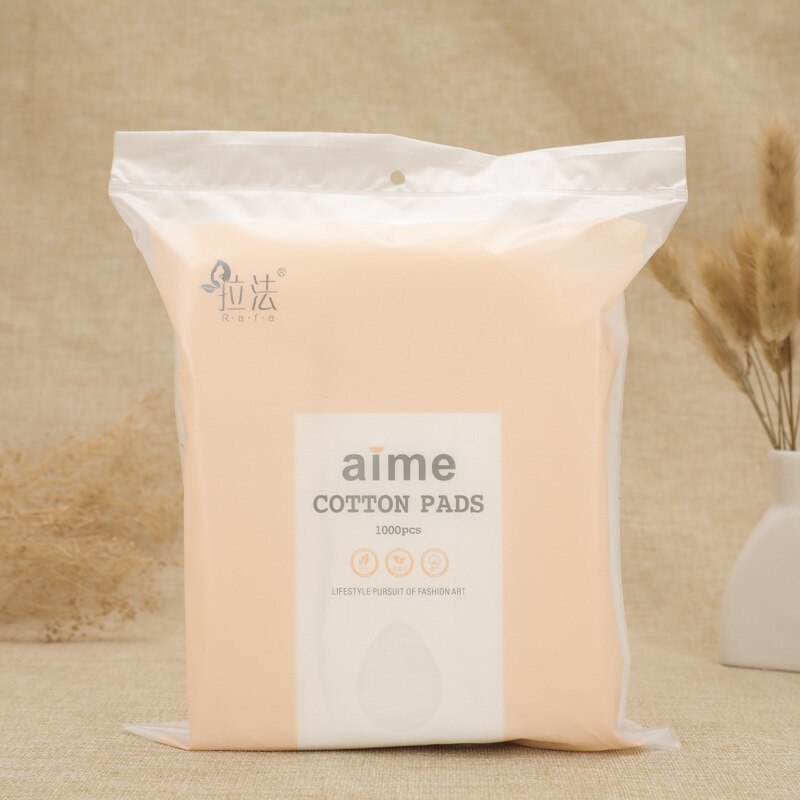 Algodón cosmético fino de seda 1000 piezas de algodón removedor de maquillaje es suave y no se cae los restos: Default Title