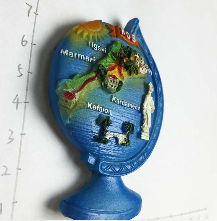 Kariatides hellas parthenon tempel griekenland toeristische reis souvenir 3d hars decoratieve koelkast magneet ambacht