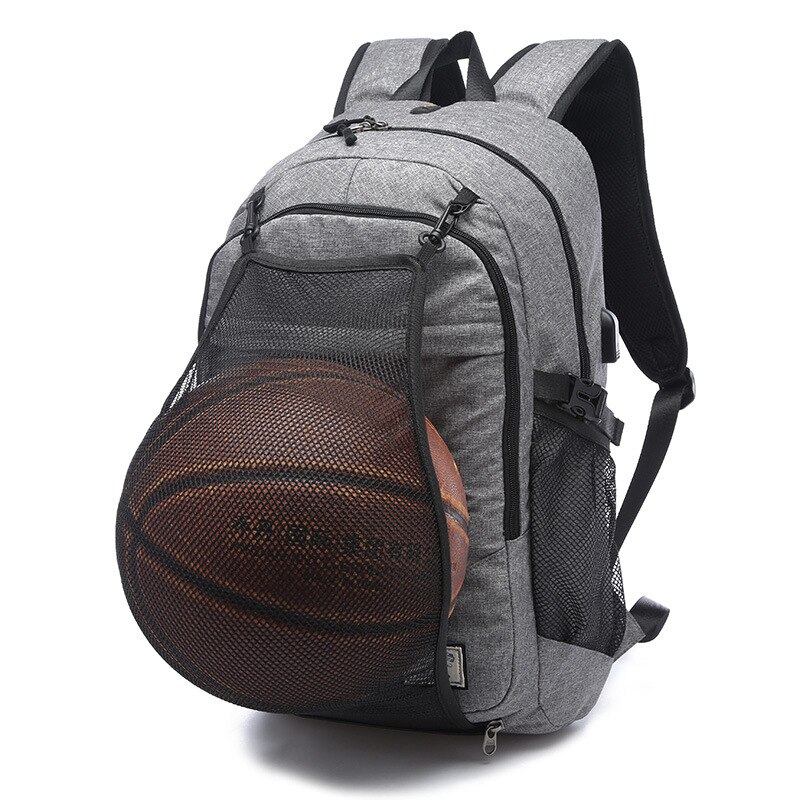 Outdoor Mannen Sport Gym Tassen Basketbal Rugzak Schooltassen Voor Tiener Jongens Voetbal Pak Laptop Tas Netto Voetbal sporttas