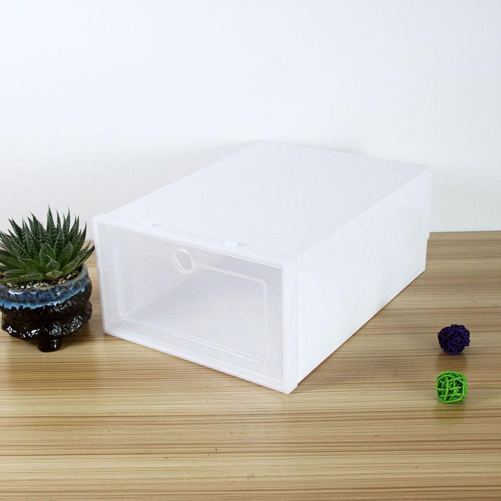 Duurzaam Plastic Schoenendoos, Transparante Stofdicht Schoenendoos, Familie Opbergtas, sport Schoen Organisatie Opslag Schoenenkast