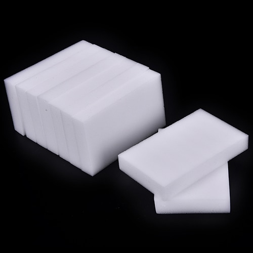 100PCS Melamine Sponge Magic Eraser Sponge Household Items Cleaner Cleaning Sponge For Kitchen Bathroom Cleaning Tools