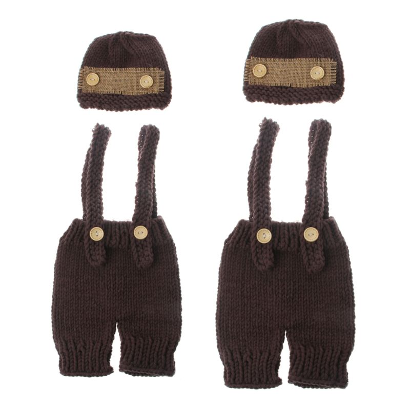 Niemowlę fotografia stroje akcesoria robić noworodkowych sesji fotograficznych czapka dla niemowląt kostium szydełkowy na sesja zdjęciowa retro zdjęcie dziecka rekwizyty: M