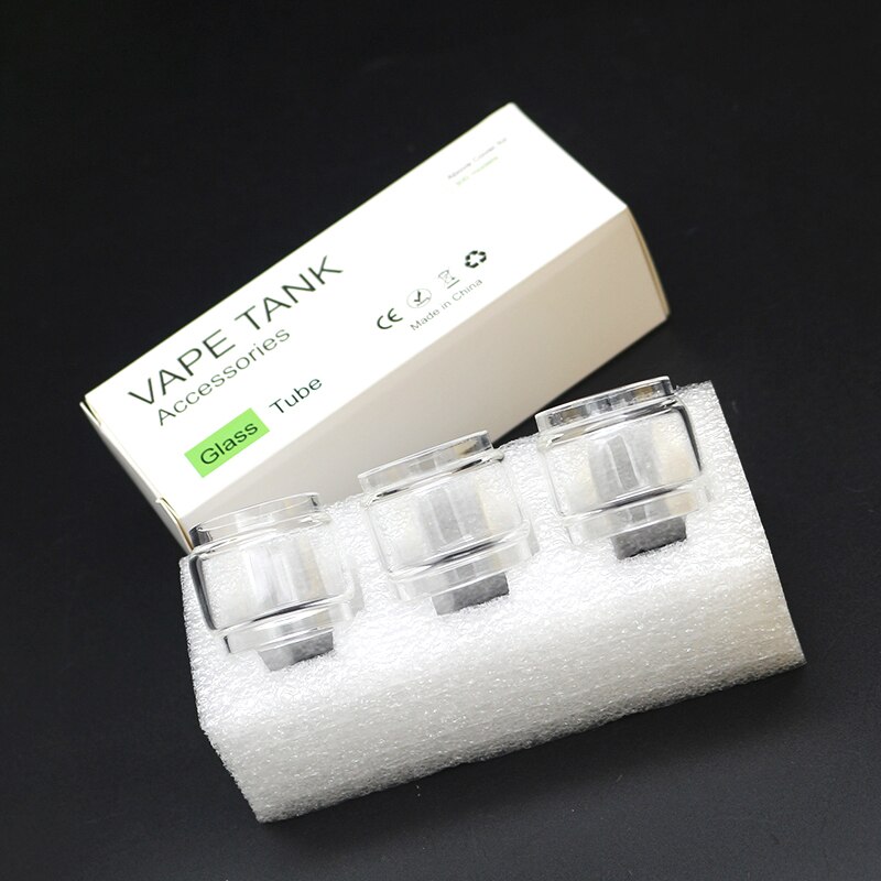 3 Pcs Vervanging Glazen Buis Voor Obs Cube Tank Transparante Bubble Pyrex Glazen Buis