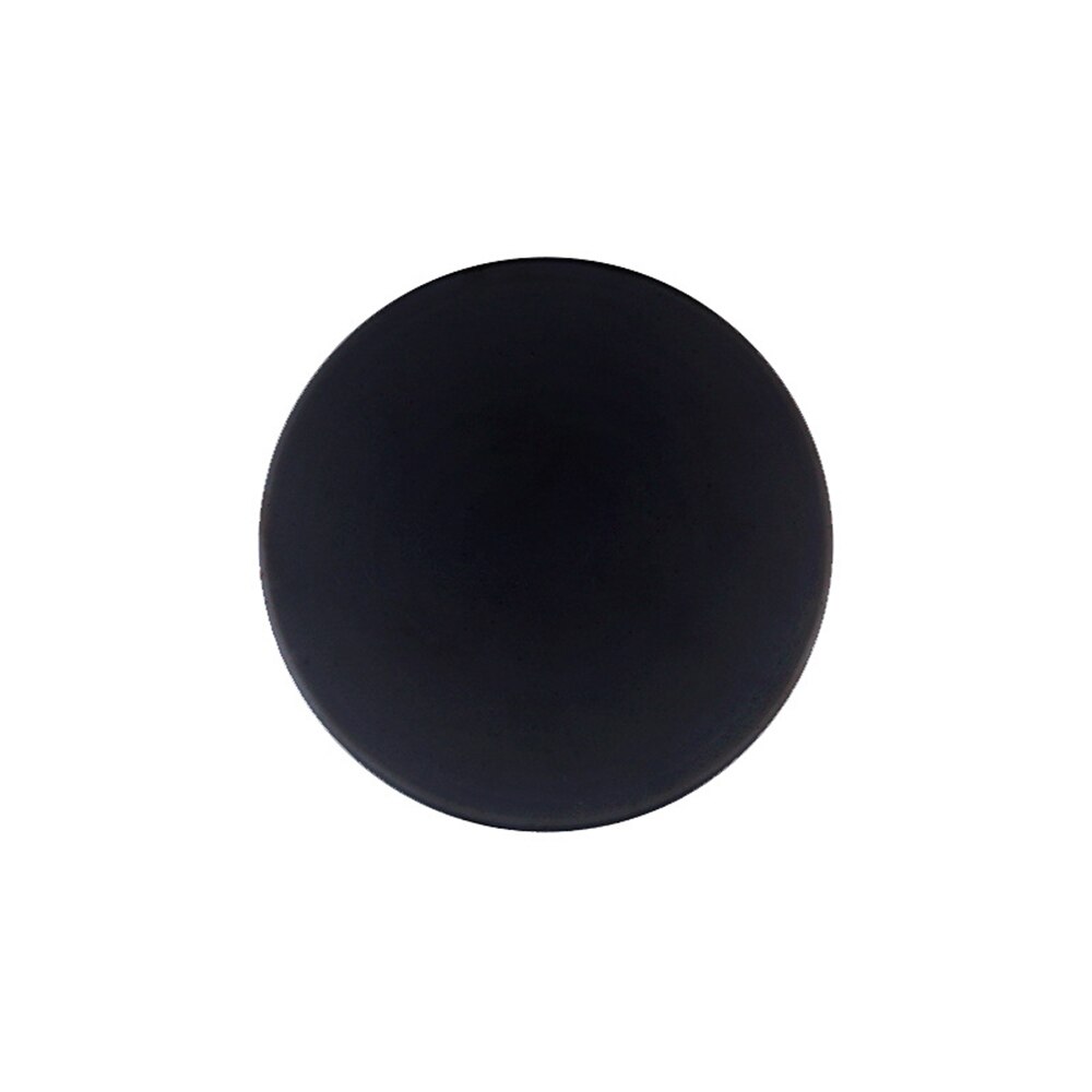 Butoir de porte rond/carré en Silicone, protection murale, poignée de porte, pare-chocs, auto-adhésif, silencieux, bloc de porte, meubles, Anti-collision: Round-Black