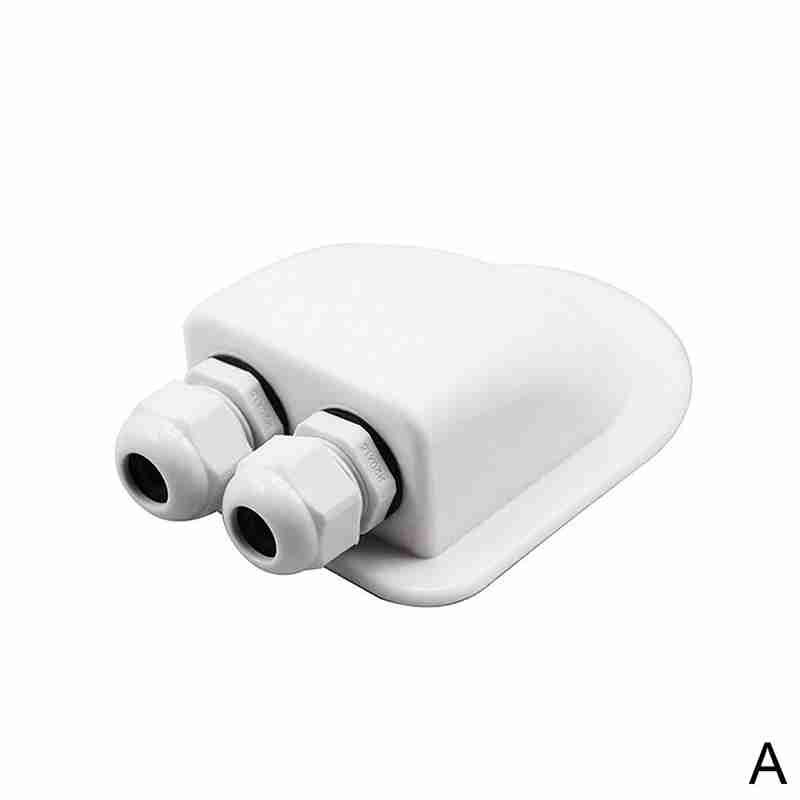 Rv Junction Box Solar Auto Plastic Dak Draad Entry Klier Doos Zonnepaneel Kabel Camper Junction Box Rv Caravan Accessoires: A