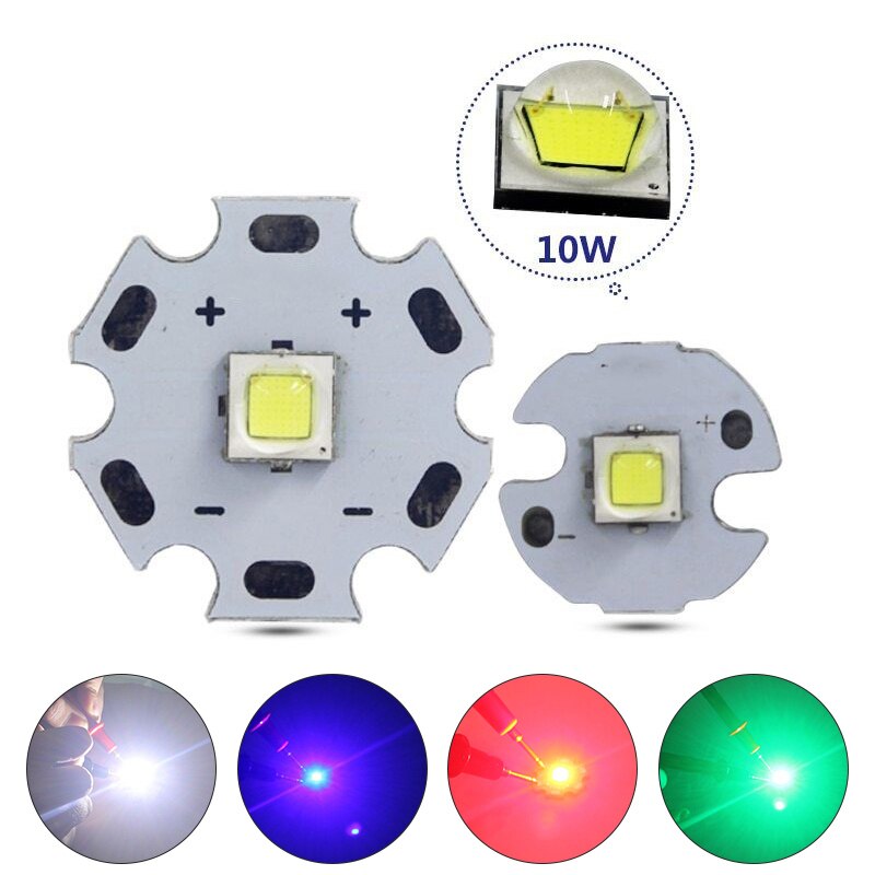 XM-L2 10W High Power LED Chip Flashlight Light Bulb Chip High Brightness BV789