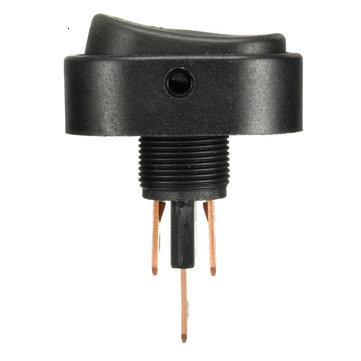 12v 30a led-lys diy vippebryter spst på / av for bilmodifisering lastebil van båt trykknapp 3 pins svart