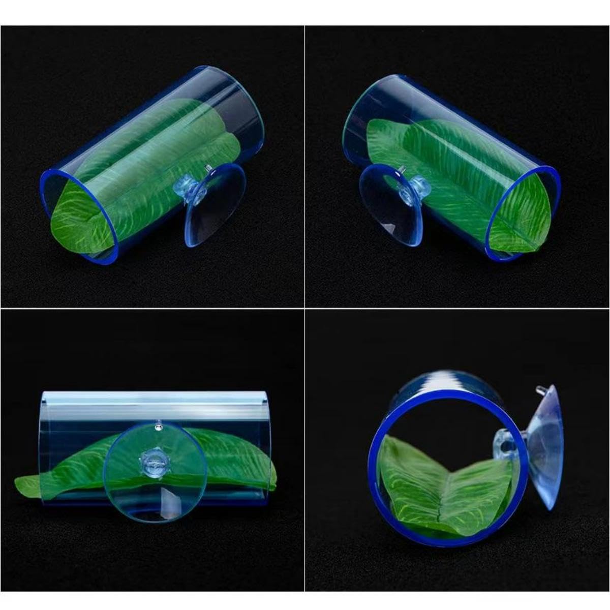 1/2Stck Betta Fisch Acryl Rohr Tunnel Hohl Aquarium Dekorationen Für Bessere Beobachtung Fische Verbessert Betta der Gesundheit