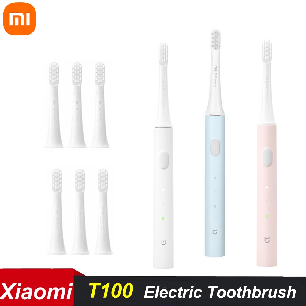 Xiaomi Mijia T100 Sonic Elektrische Tandenborstel Draadloze Usb Oplaadbare Tandenborstel Waterdichte Ultrasone Automatische Tandenborstel