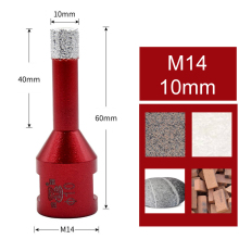 6-68mm M14 Diamond Core Drill Bit Hole Saw Cut Stone Porcelain Tile Marble Glass Ceramic Hole Saw Drill Diamond Core Bit Tools