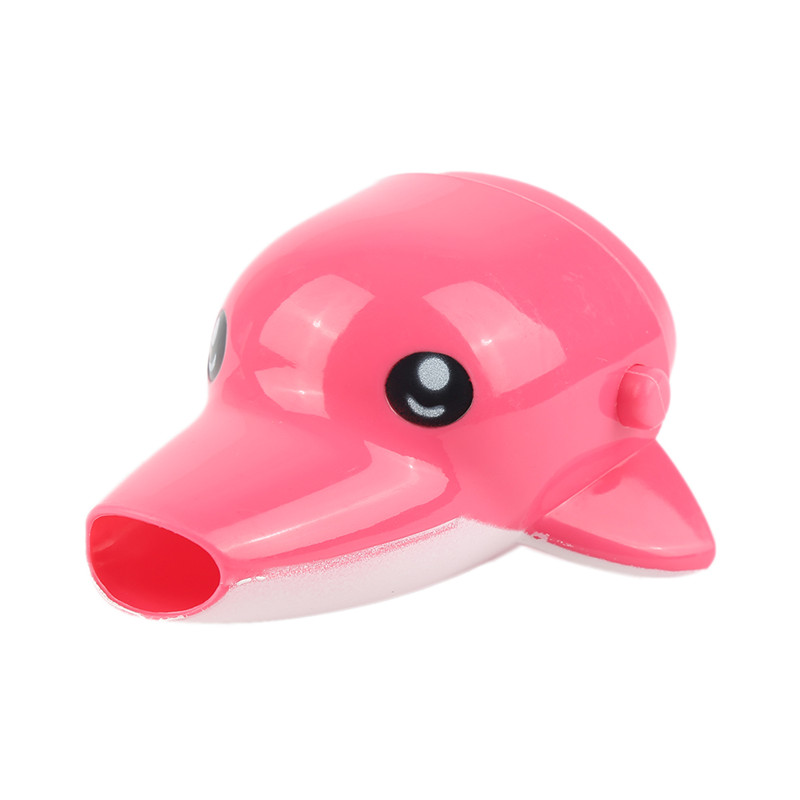 Extensor de grifo de agua con animales para niños, accesorio de baño para lavado de manos, aireador: Pink dolphin