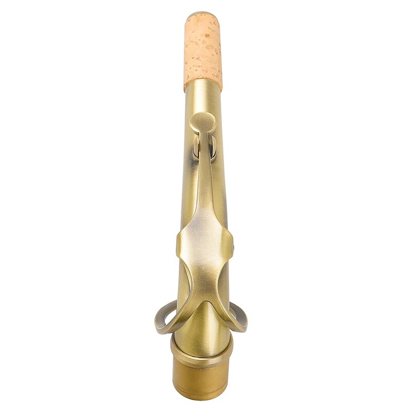 hg-eb cuello para saxofón alto MATERIAL DE LATÓN saxofón cabeza de cuello doblado 24,5mm accesorio para Saxofón para el paso y La intonación de corcho