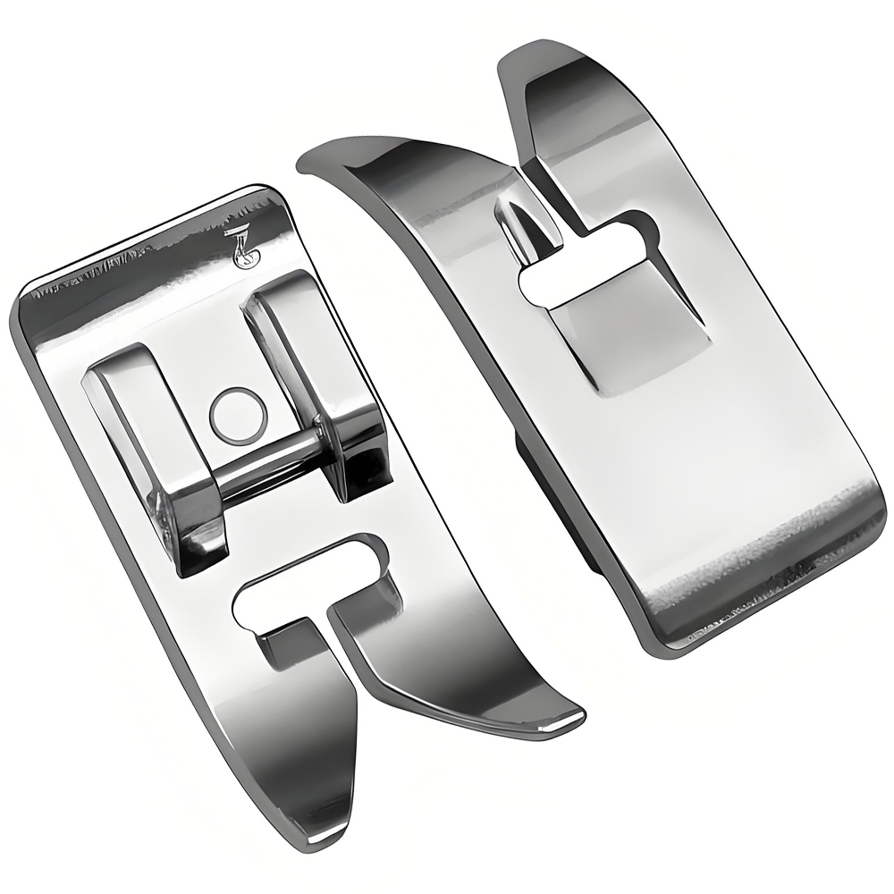 Prensatelas Universal para costura y acolchado, adaptador de vástago bajo a presión para accesorios de máquinas de coser domésticas