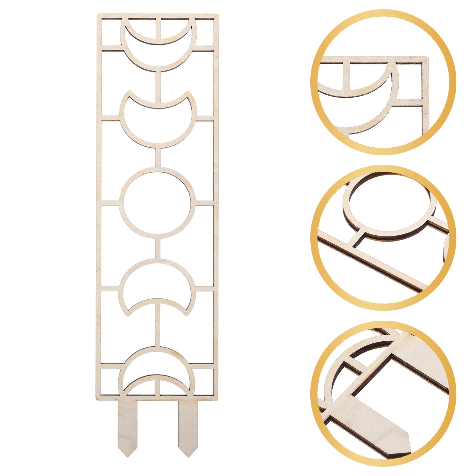 3pcs Wooden Climbing Plant Trellis Climbing Plant Support Stakes Garden Trellis