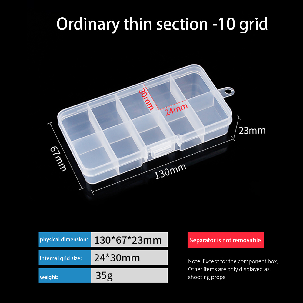 LUXIANZI Waterproof Plastic Storage Tool Box Portable Transparent Metal Parts Hardware tools Screwdriver Organizer toolbox Case: LXZ920203