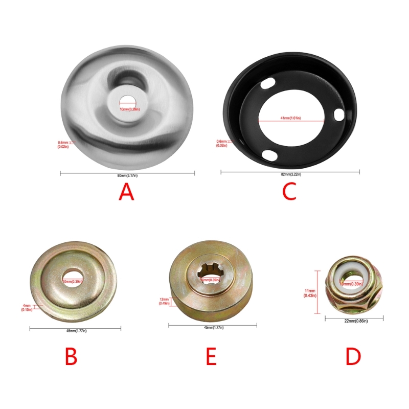 367D Grass Trimmer Head Adapter Nut Part For Whipper Snipper Trimmer Head