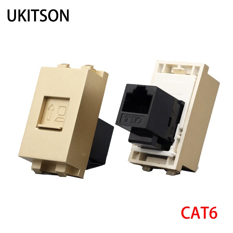 Modern CAT6 RJ45 Female To Female LAN Network Socket