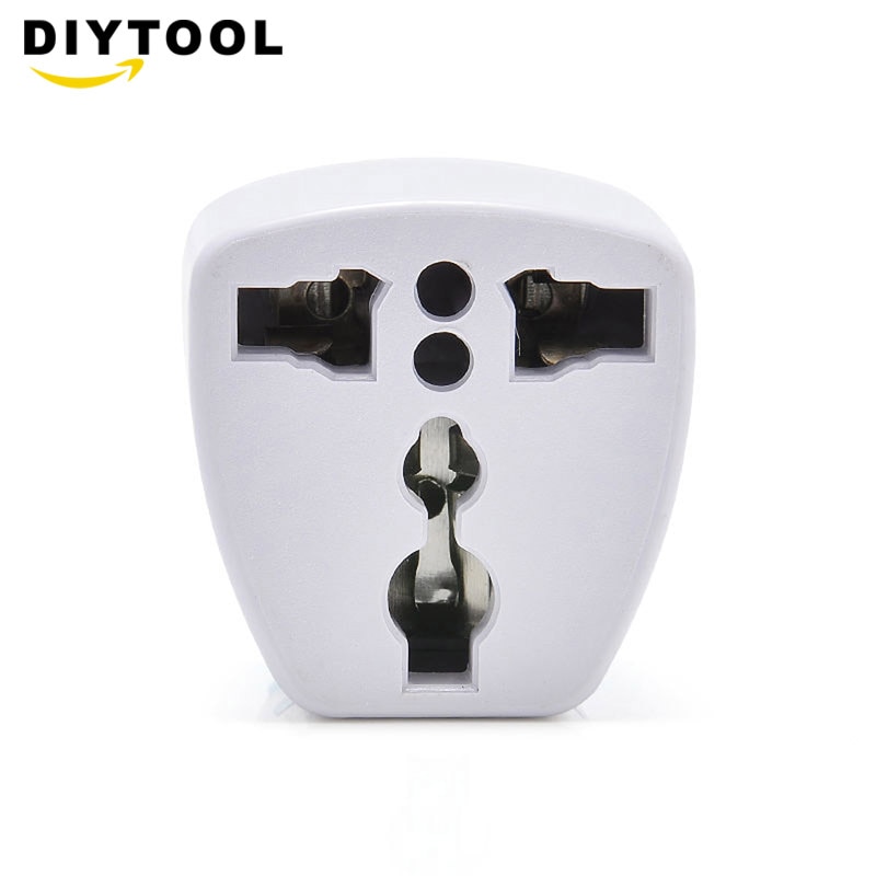 Universal us uk au til eu stik usa til euro europa rejse væg vekselstrøm oplader stikkontakt adapter konverter 2 runde bens stik