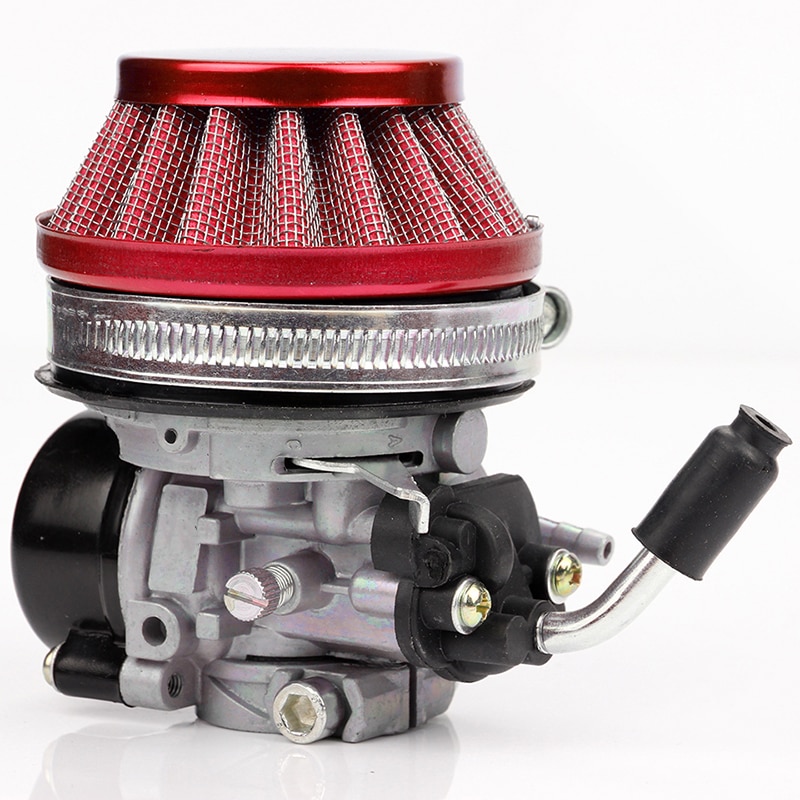 Vergaser Luftfilter Reiniger-Set Für Motorräder 40–80 Cm³ – Inkl. Zündspule, Aluminiumlegierung, Rot/blau