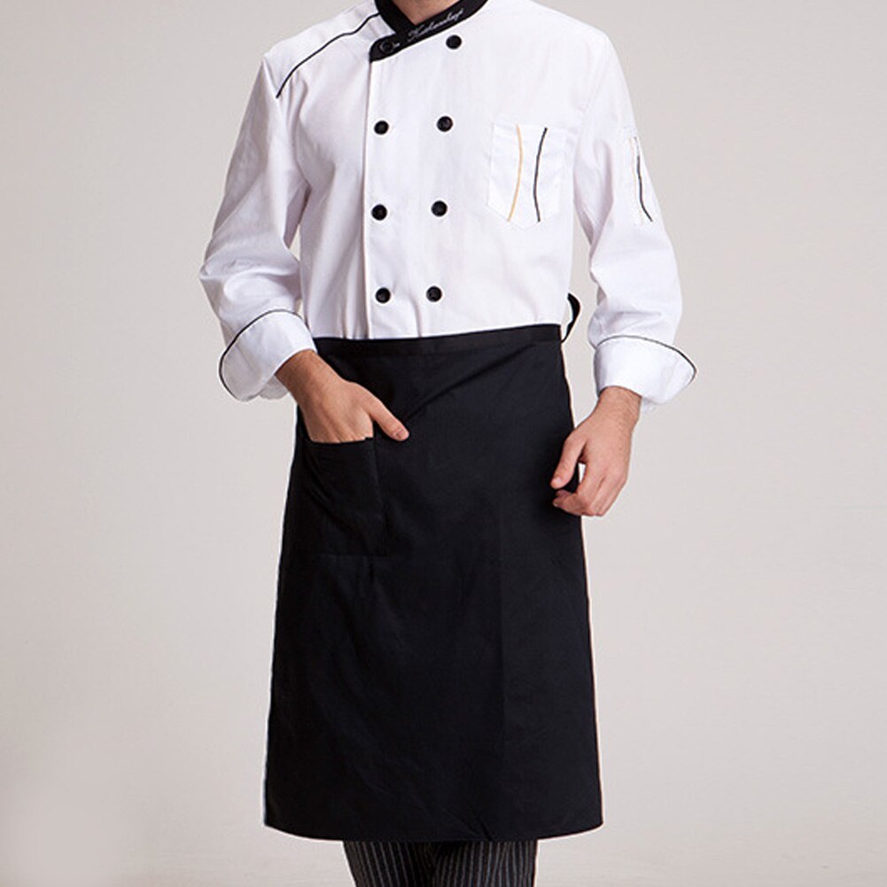 Kitchen Aprons Half-length Long Waist Apron Catering Chefs Waiters Uniform