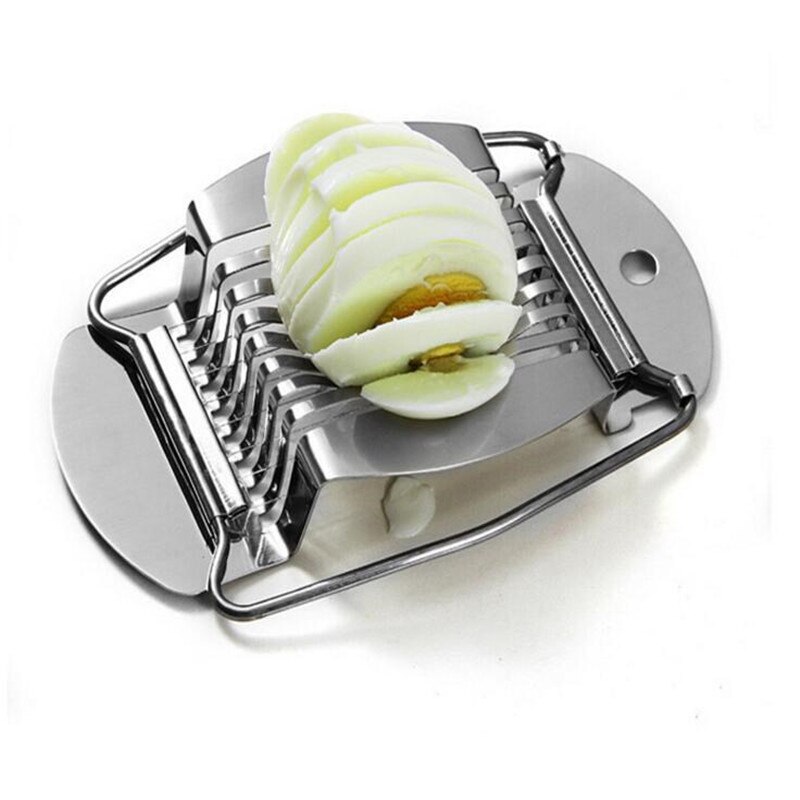 CTREE de huevo de acero inoxidable dispensador de corte huevos herramientas rebanadoras divisores y divisor cortes Cocina Esencial herramientas de la cocina C427: Default Title